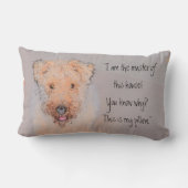 レイクランドテリアハッピードッグピロー ランバークッション (裏面)