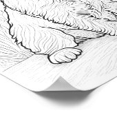 レイクランドテリアードッグ大人の着色 ポスター (角)