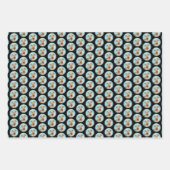 レイクランドテリア絵画ズ – かわいいオリジナルドッグアート ラッピングペーパーシート (正面3)