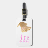 レイクランドテリア ラゲッジタグ (正面縦)