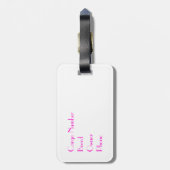 レイクランドテリア ラゲッジタグ (裏面縦)