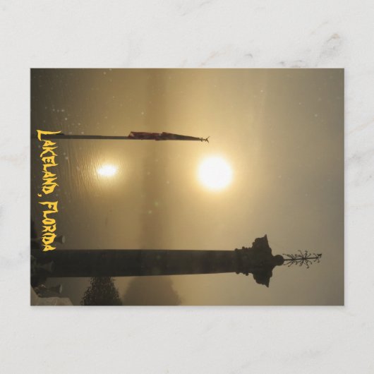 レイクランドフロリダフォギー朝 ポストカード (正面)