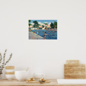 レイクランドフロリダ市営スイミングプール ポスター (キッチン)