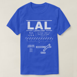 レイクランドリ国際的ンダー空港LAL Tシャツ