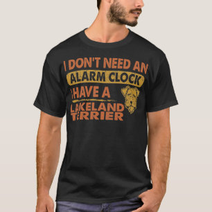 レイクランド・テリエが持っている目覚まし時計は要らない Tシャツ
