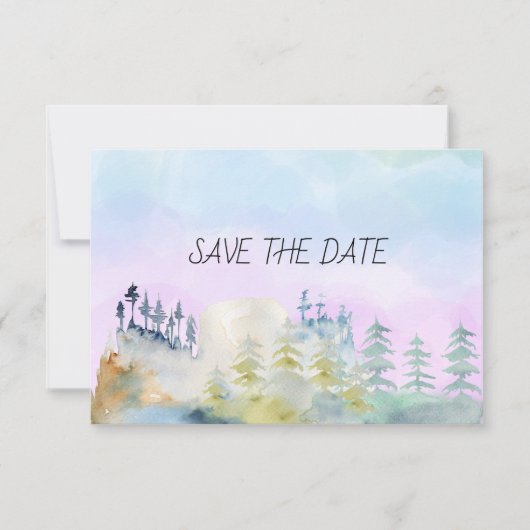 レイクリゾー結婚トインザマウンテンズ セーブザデート (正面)