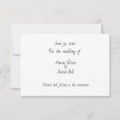 レイクリゾー結婚トインザマウンテンズ セーブザデート (裏面)