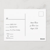 レイクリゾー結婚トインザマウンテンズ ポストカード (裏面)