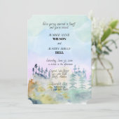 レイクリゾー結婚トインザマウンテンズ 招待状 (スタンド正面)