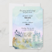 レイクリゾー結婚トインザマウンテンズ 招待状 (正面)