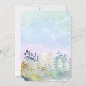 レイクリゾー結婚トインザマウンテンズ 招待状 (裏面)