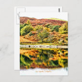 レイクリフレクションズウェールズイギリス ポストカード (正面/裏面)