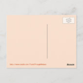 レイクリフレクション日の出はがき ポストカード (裏面)