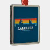 レイクルアーノースカロライナ州カヌー メタルオーナメント (右)