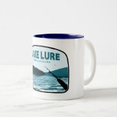 レイクルアーノースカロライナ魚釣りロッド ツートーンマグカップ (正面右)