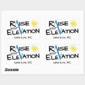 レイクルアー – 仰角ステッカーを上げる 長方形シール (シート)