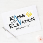 レイクルアー – 仰角ステッカーを上げる 長方形シール (封筒)