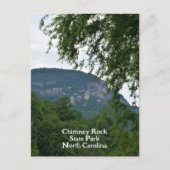 レイクルアーNCからの煙突ロックマウンテン ポストカード (正面)