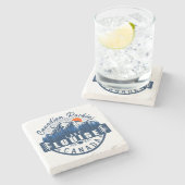 レイクルイズカナダヴィンテージレトロサンセットサミナリー ストーンコースター (横)