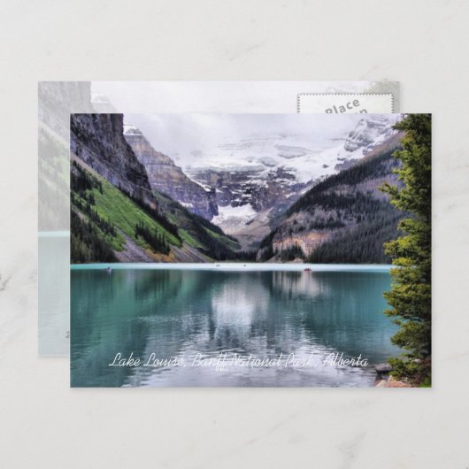 レイクルイズバンフ国立公園アルバータポストカード ポストカード (正面/裏面)