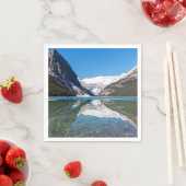 レイクルイズ湖での反射 – Banff NP，カナダ スタンダードカクテルナプキン (インサイチュ)