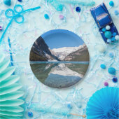 レイクルイズ湖での反射 – Banff NP，カナダ ペーパープレート (パーティー)