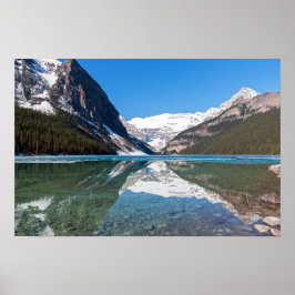 レイクルイズ湖での反射 – Banff NP,カナダ ポスター