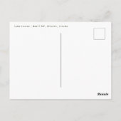 レイクルイズ湖での反射 – Banff NP,カナダ ポストカード (裏面)