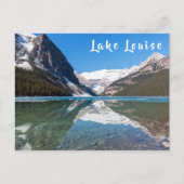 レイクルイズ湖での反射 – Banff NP,カナダ ポストカード (正面)