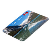 レイクルイズ湖での反射 – Banff NP，カナダ マグネット (左側)