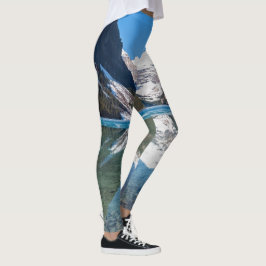 レイクルイズ湖での反射 – Banff NP，カナダ レギンス