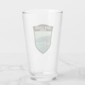 レイクルイセアルバータカナダトラベルアートヴィンテージ タンブラーグラス (裏面)