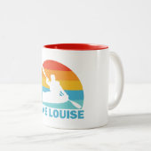 レイクルイセバンフナショナルパークカヤック ツートーンマグカップ (正面右)