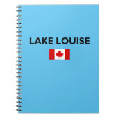 レイクルーズカナダ国旗の淡い色 ノートブック (正面)
