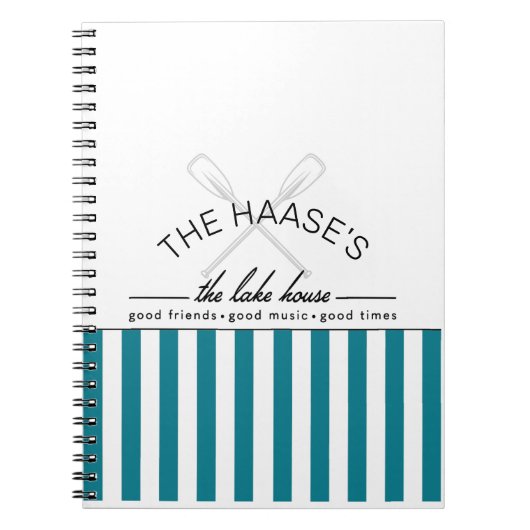 レイクレイクライフスパイラルフォトノートブック ノートブック (正面)