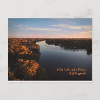 レイクロイヤルサンセットポストカード ポストカード