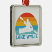 レイクワイリーノースカロライナ州サウスカヤック メタルオーナメント (右)