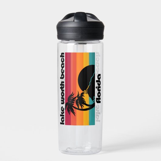レイクワースビーチフロリダ ウォーターボトル (正面)