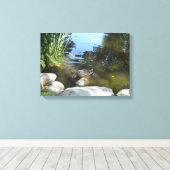 レイクン・イン・ザ・ストリーム キャンバスプリント (インサイチュ (ウッドフロア))