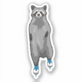 レイクーンアットアイススケートで滑るウィズアイススケート シール (正面)