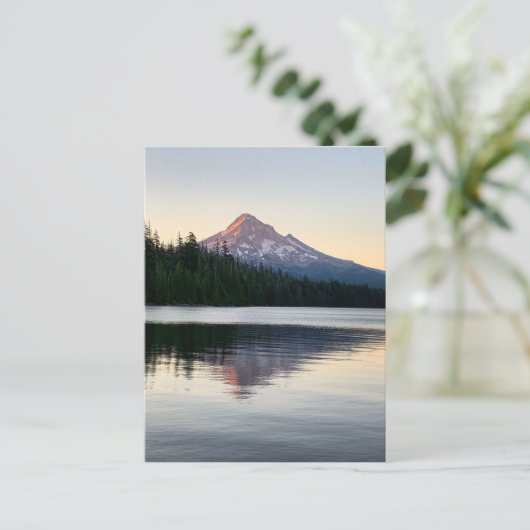 レイク失った山フードサンライズリフレクション ポストカード (スタンド正面)