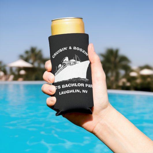 レイク学士カスタム学士パーティーバッカカンホルダー スリム缶クーラー (インサイチュ プール)