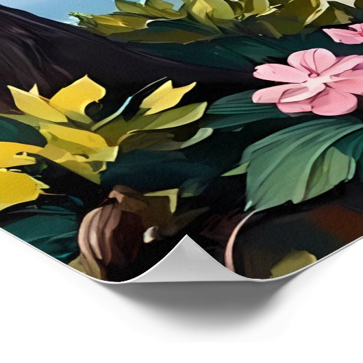 レイク日本のサイドパゴダ ポスター (角)