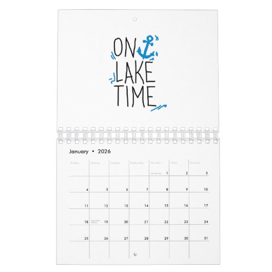 レイク時間 カレンダー (1月 2026)