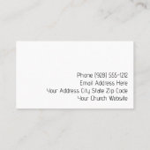 レイク波止場教会の名刺 名刺 (裏面)