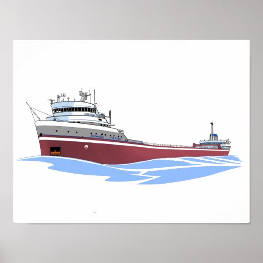 レイク素晴らしスのフレーターEdward L. Ryerson CML ポスター (正面)