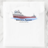 レイク素晴らしスのフレーターEdward L. Ryerson CML 楕円形シール (バッグ)