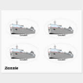 レイク素晴らしスフリーターカルメットex-Roesch 楕円形シール (シート)