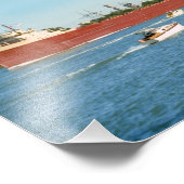 レイク素晴らしス汽船ミドルタウン フォトプリント            (角)