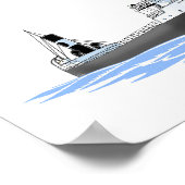 レイク素晴らしス貨物船トーマス・アダムス新車の家 ポスター (角)